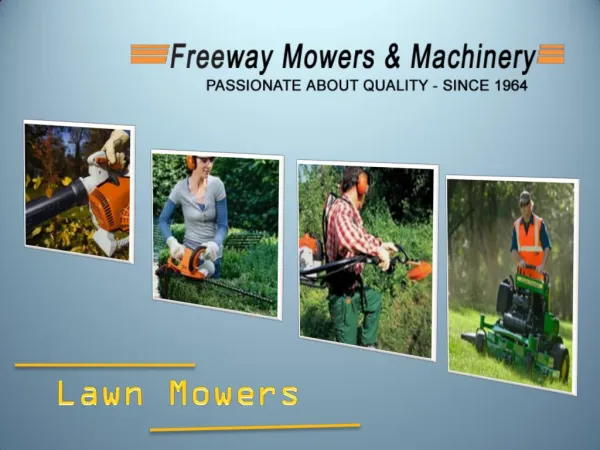 Our top rated Lawn Mowers: