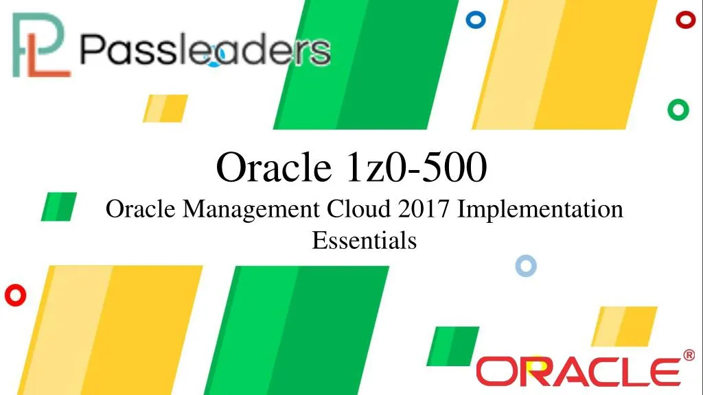 oracle 1z0 500 oracle management cloud 2017