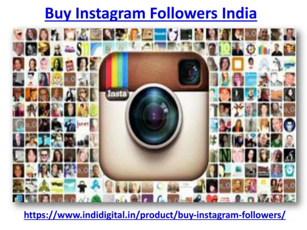 Get the best buy instagram followers india