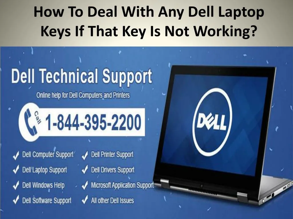 how to deal with any dell laptop keys if that key is not working