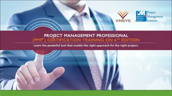 PMPÂ® Certification Training Hyderabad | PMPÂ® Certification Course by Vinsys