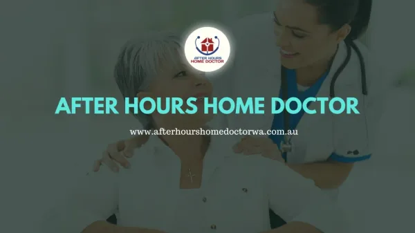 After Hours Doctor in Perth
