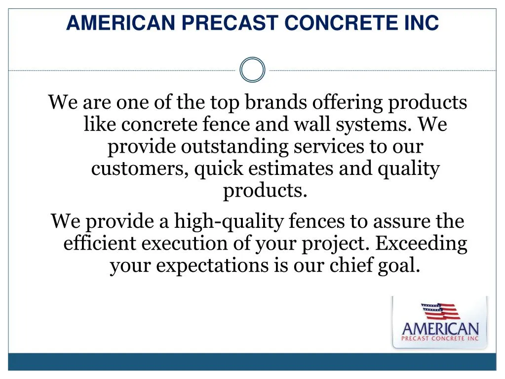 american precast concrete inc