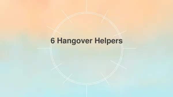 Best Hangover Drink