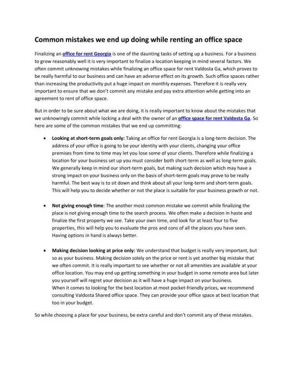 common mistakes we end up doing while renting