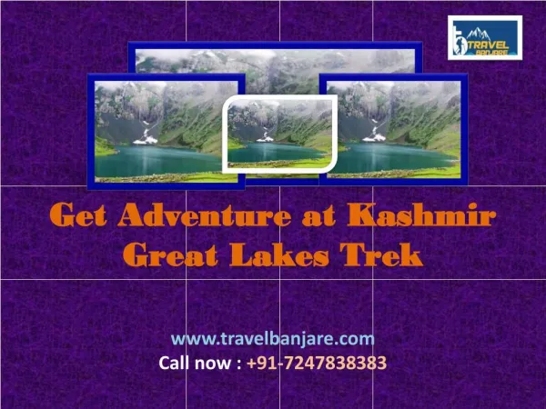 Get Adventure at Kashmir Great Lakes Trek-Travel Banjare