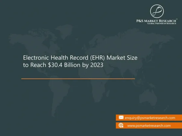 Electronic Health Record Market Size, Share and Growth till 2023