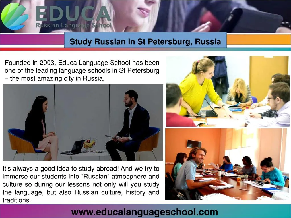 study russian in st petersburg russia
