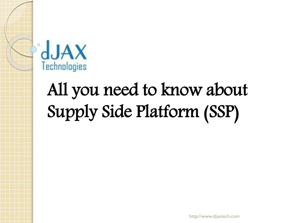 all you need to know about supply side platform