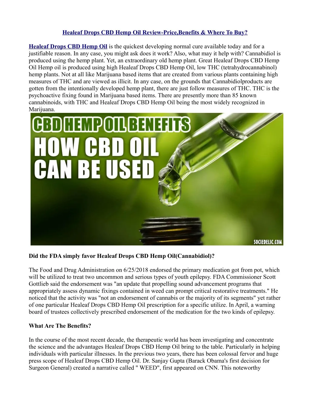 healeaf drops cbd hemp oil review price benefits