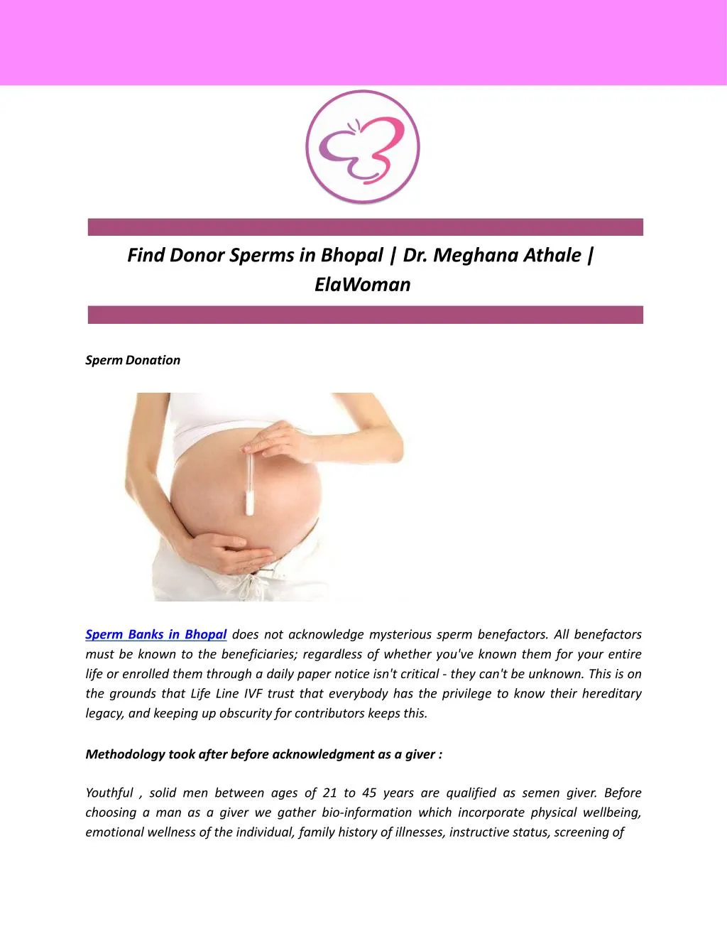 find donor sperms in bhopal dr meghana athale