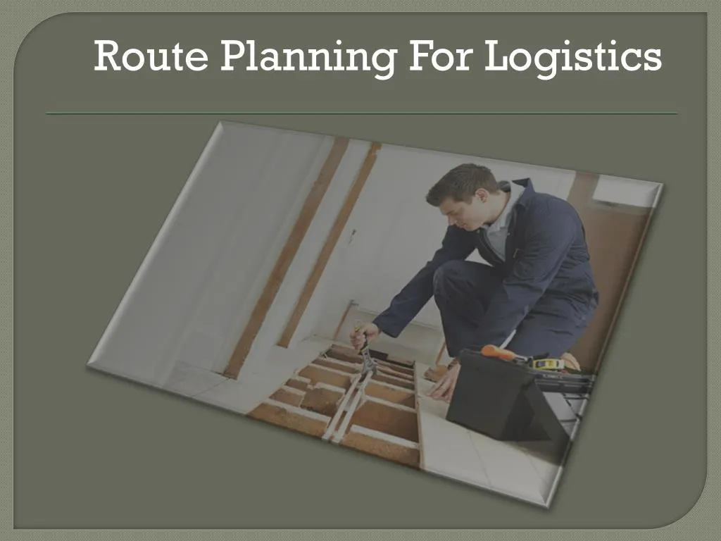 route planning for logistics