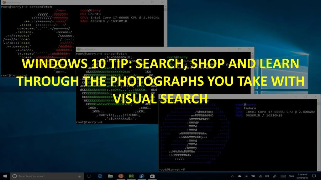 windows 10 tip search shop and learn through