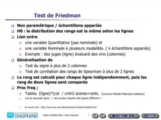 Test de Friedman - slide 1