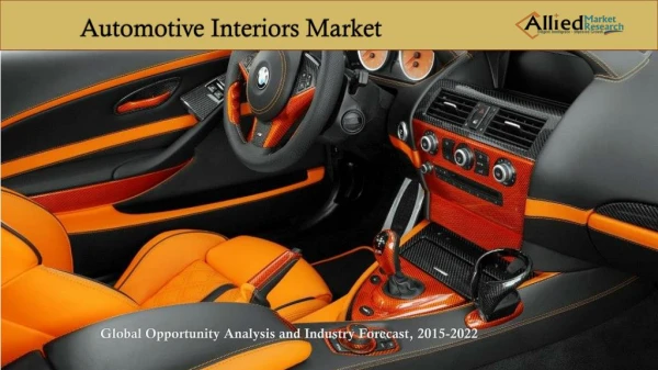 Automotive Interiors Market Insights PPT