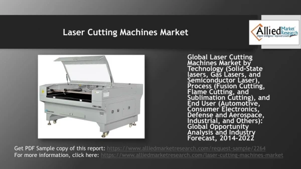 The future of Laser Cutting Machine Market looks bright