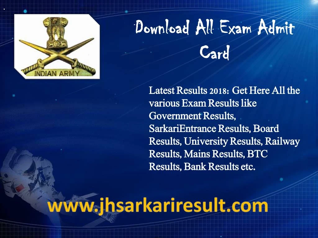 download all exam admit card