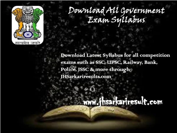 Download all exam syllabus