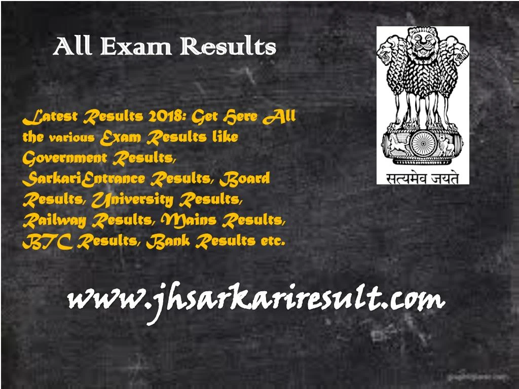 all exam results