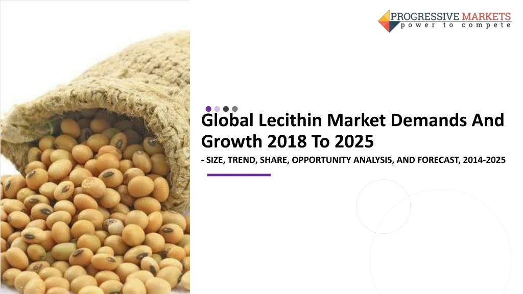 global lecithin market demands and growth 2018 to 2025
