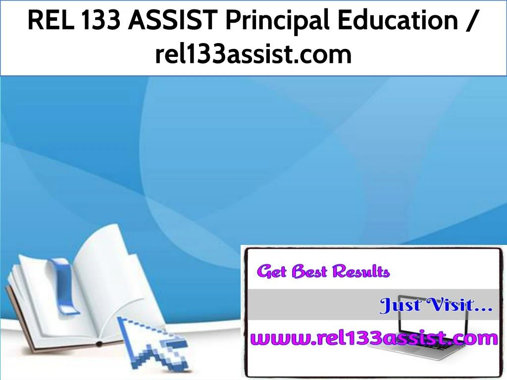 rel 133 assist principal education rel133assist