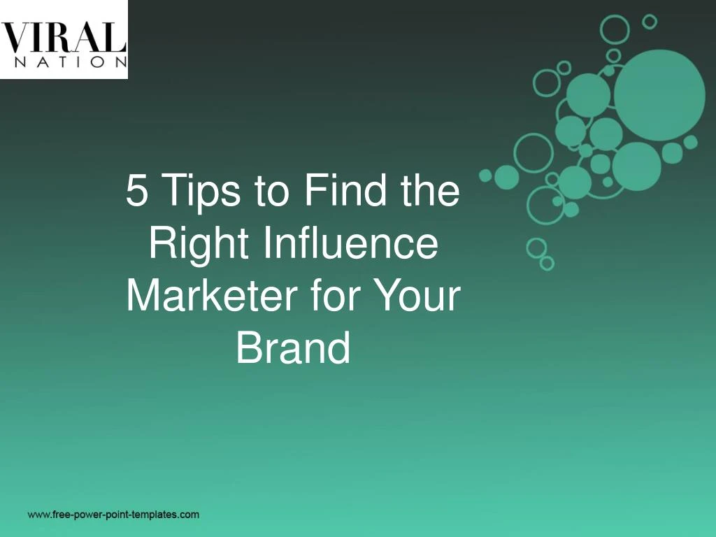 5 tips to find the right influence marketer for your brand