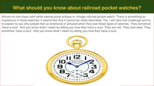 Railroad Pocket Watches For Sale