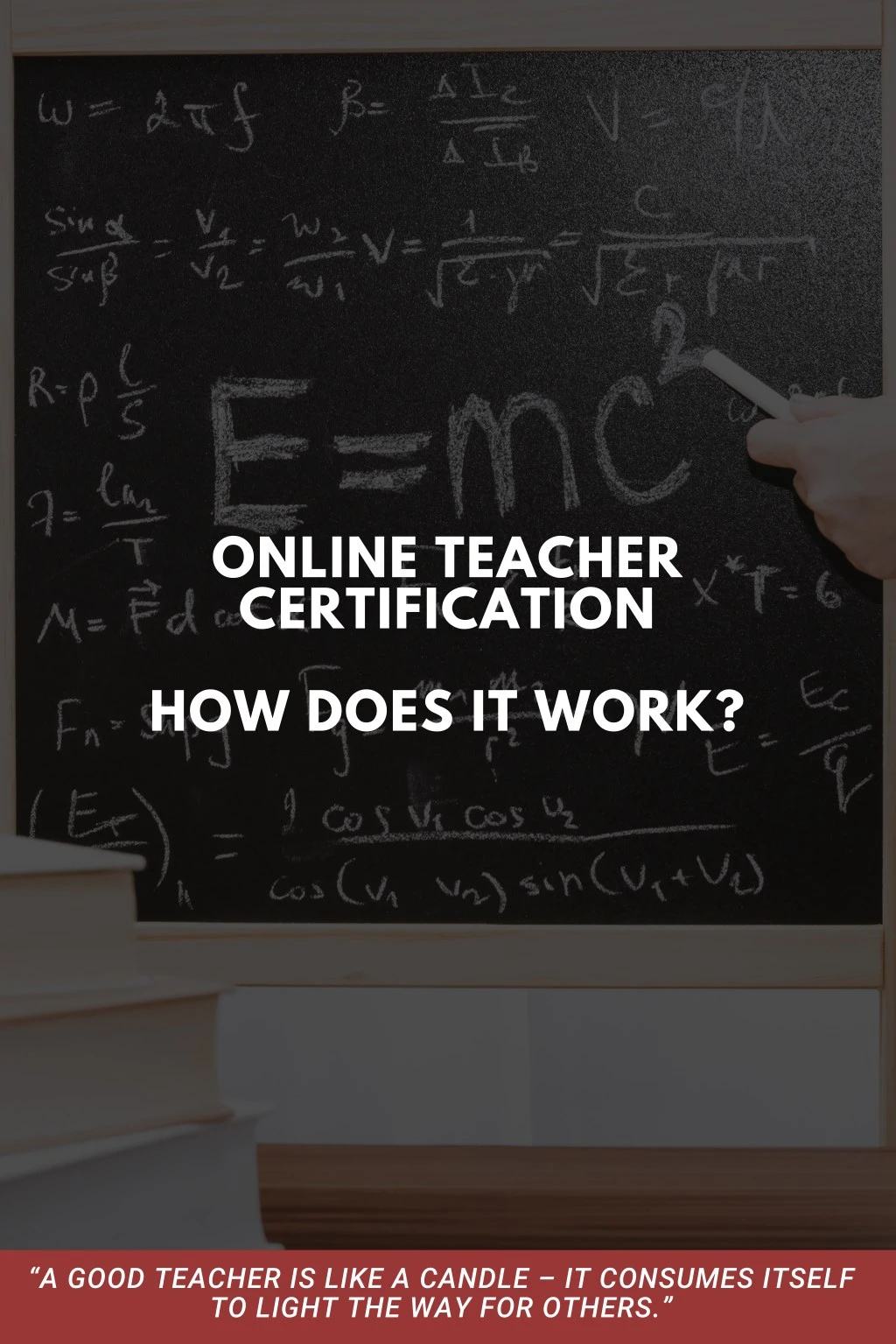 online teacher certification how does it work