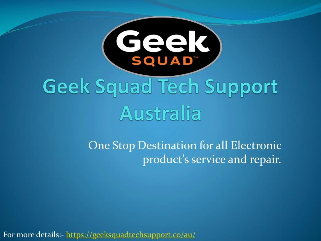 geek squad tech support australia