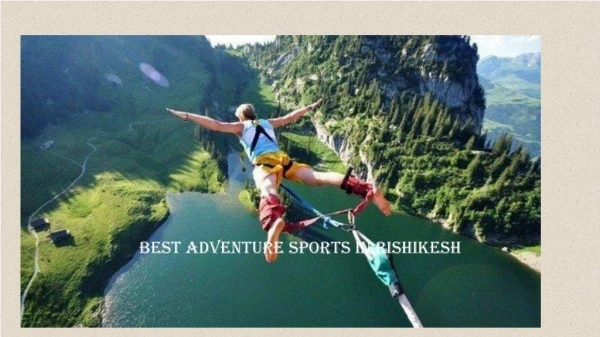 Best Adventure Sport in Rishikesh