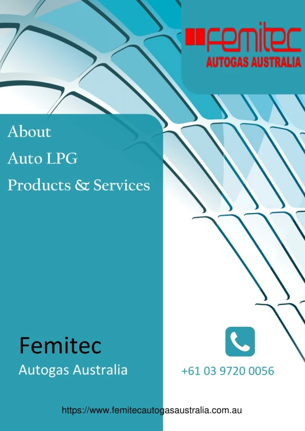 Leading Provider of Auto LPG Products and Services - Femitec Autogas Australia