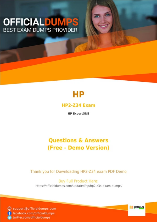 HP2-Z34 - Learn Through Valid HP HP2-Z34 Exam Dumps - Real HP2-Z34 Exam Questions