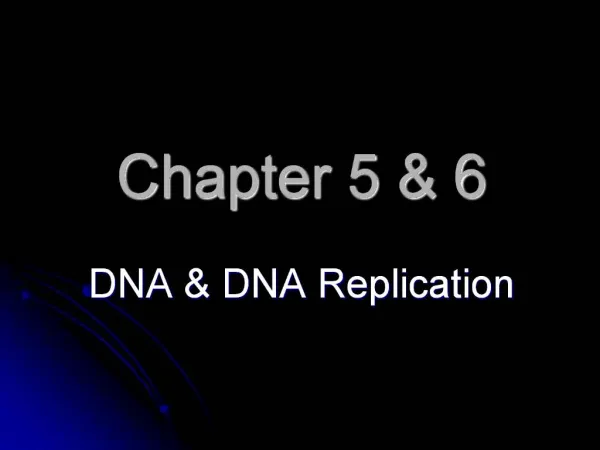 DNA DNA Replication