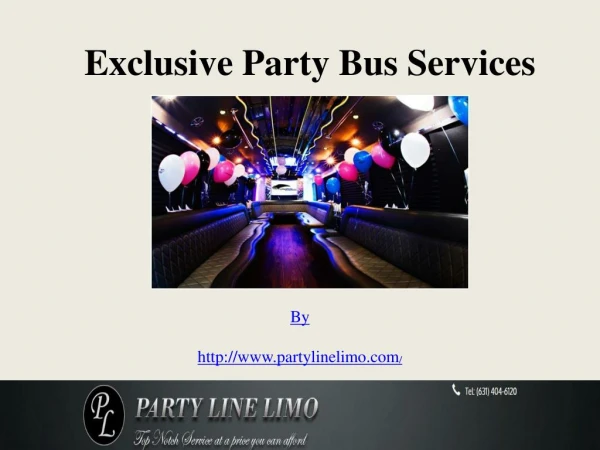 exclusive party bus services