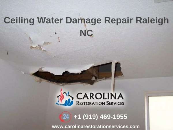 Ceiling Water Damage Repair Raleigh NC