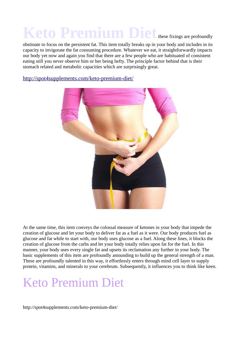 keto premium diet these fixings are profoundly