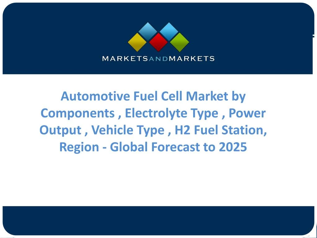 automotive fuel cell market by components