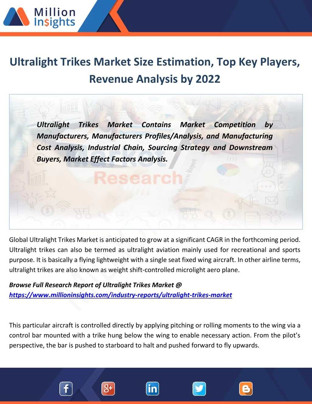 ultralight trikes market size estimation