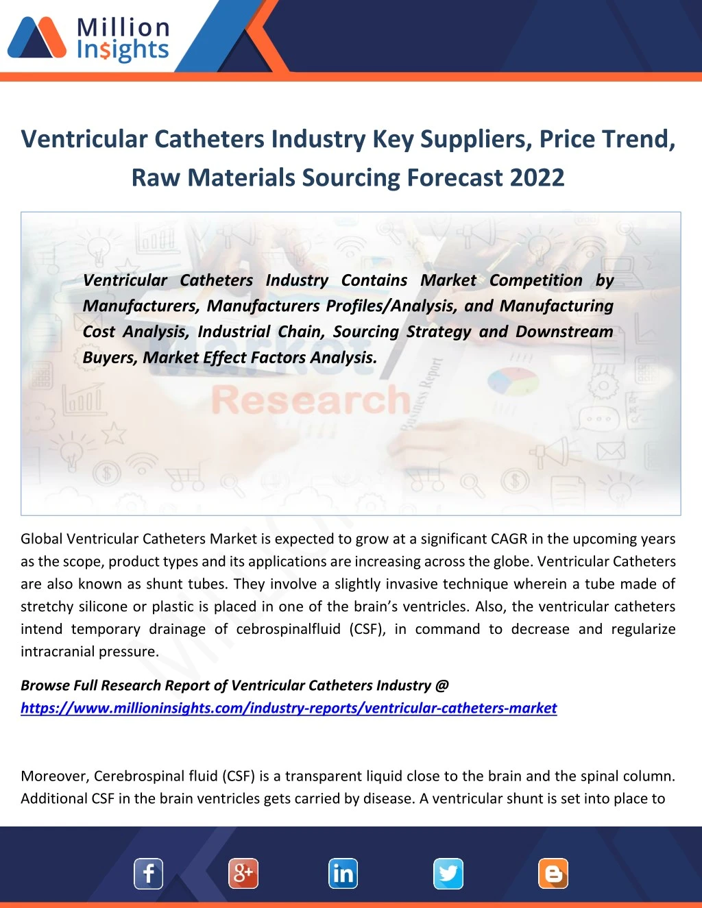 ventricular catheters industry key suppliers