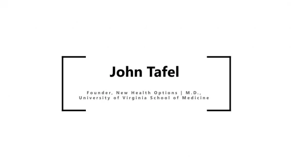 John Tafel - Operating as a Private Membership Association