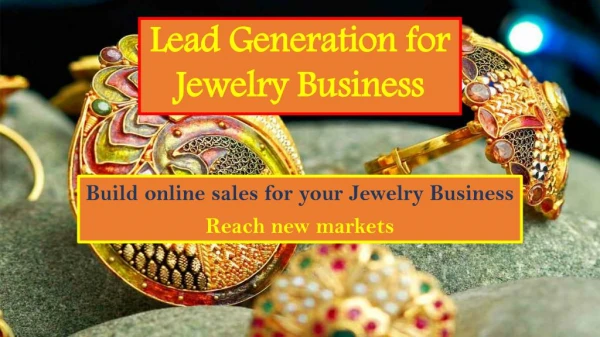 Lead Generation for Jewelry Business@Diamond District Block