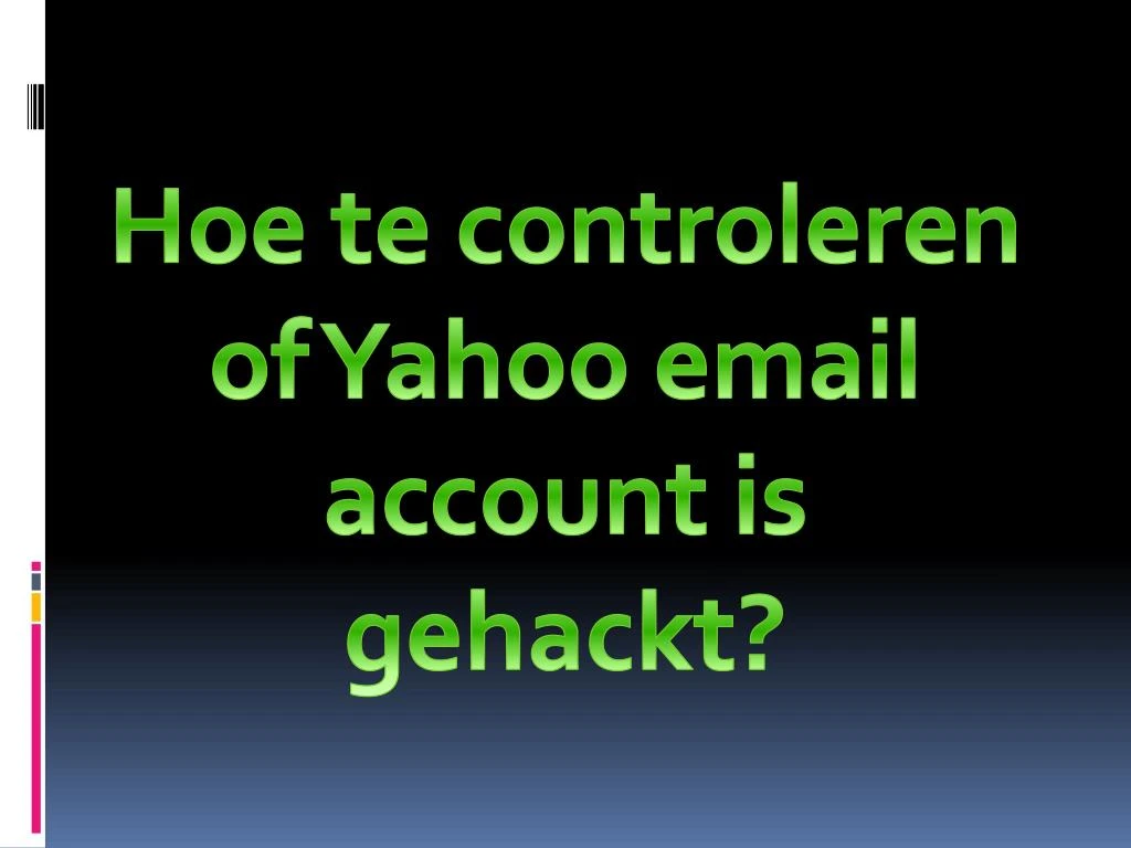 hoe te controleren of yahoo email account