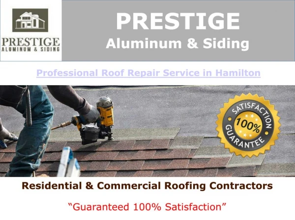Professional Roof Repair Service in Hamilton