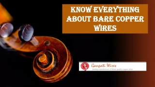 Know Everything about Bare Copper Wires - slide 1