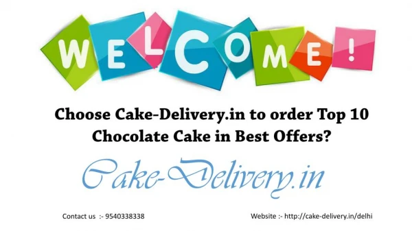 What to do in order various types of chocolate cake in the best offers, time and place?