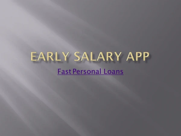 Need urgent finance? Apply for Fast Personal Loans