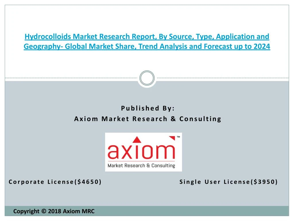 published by axiom market research consulting corporate license 4650 single user license 39 50
