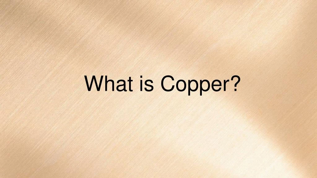 what is copper