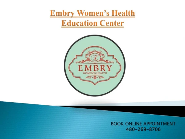 Bladder Control Specialist in Mesa, Arizona - Embry Womenâ€™s Health