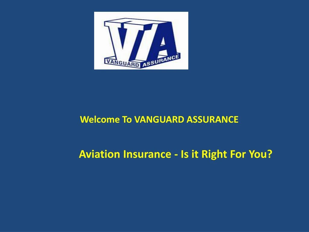 welcome to vanguard assurance